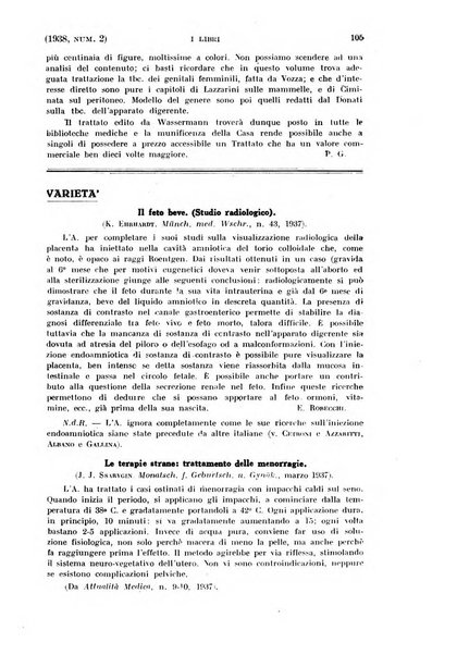 La clinica ostetrica rivista di ostetricia, ginecologia e pediatria. - A. 1, n. 1 (1899)-a. 40, n. 12 (dic. 1938)