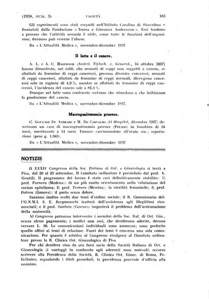 La clinica ostetrica rivista di ostetricia, ginecologia e pediatria. - A. 1, n. 1 (1899)-a. 40, n. 12 (dic. 1938)