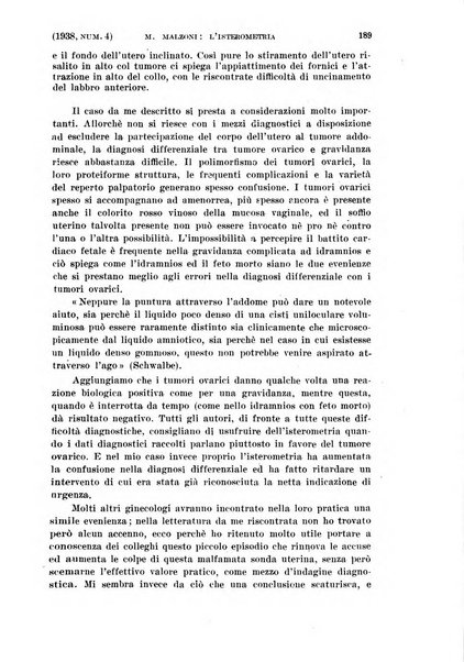 La clinica ostetrica rivista di ostetricia, ginecologia e pediatria. - A. 1, n. 1 (1899)-a. 40, n. 12 (dic. 1938)