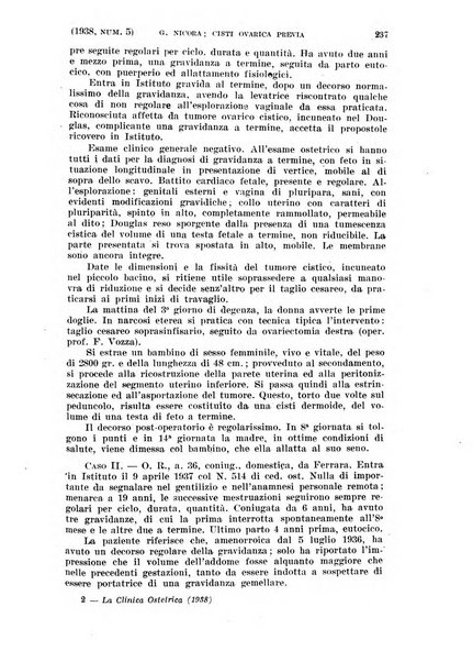 La clinica ostetrica rivista di ostetricia, ginecologia e pediatria. - A. 1, n. 1 (1899)-a. 40, n. 12 (dic. 1938)