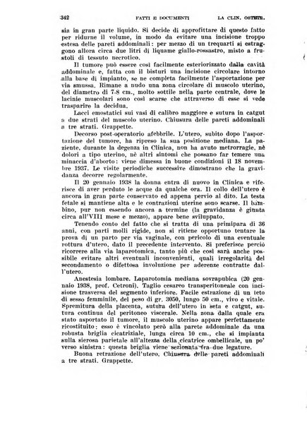 La clinica ostetrica rivista di ostetricia, ginecologia e pediatria. - A. 1, n. 1 (1899)-a. 40, n. 12 (dic. 1938)