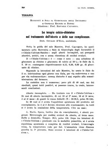 La clinica ostetrica rivista di ostetricia, ginecologia e pediatria. - A. 1, n. 1 (1899)-a. 40, n. 12 (dic. 1938)