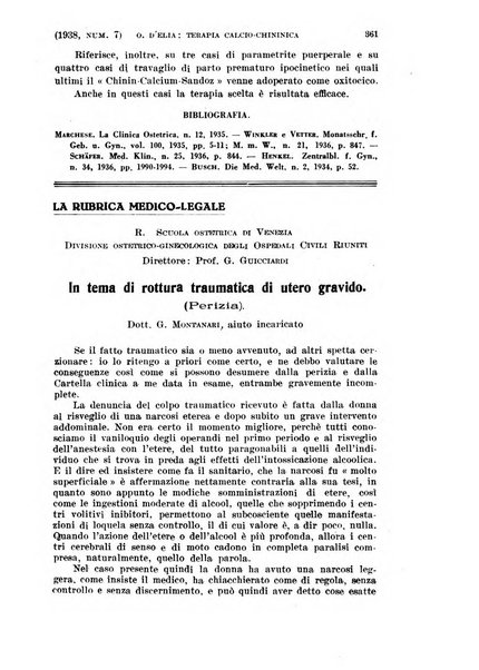 La clinica ostetrica rivista di ostetricia, ginecologia e pediatria. - A. 1, n. 1 (1899)-a. 40, n. 12 (dic. 1938)