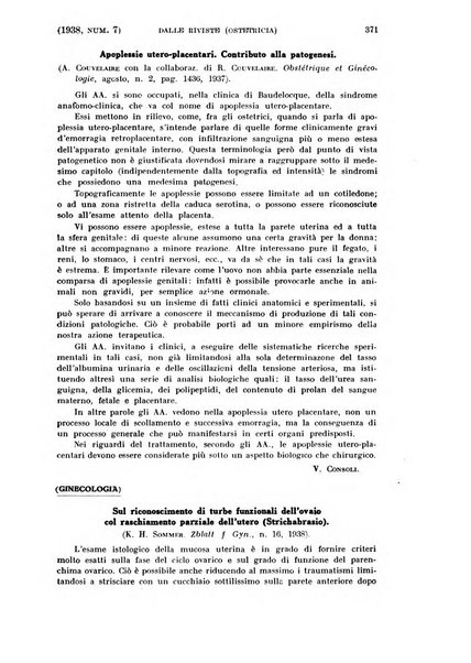 La clinica ostetrica rivista di ostetricia, ginecologia e pediatria. - A. 1, n. 1 (1899)-a. 40, n. 12 (dic. 1938)