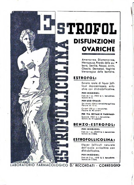 La clinica ostetrica rivista di ostetricia, ginecologia e pediatria. - A. 1, n. 1 (1899)-a. 40, n. 12 (dic. 1938)