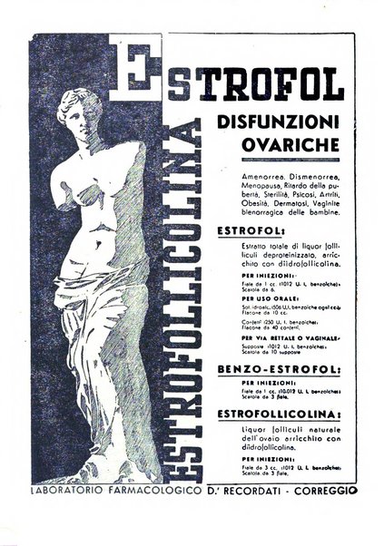 La clinica ostetrica rivista di ostetricia, ginecologia e pediatria. - A. 1, n. 1 (1899)-a. 40, n. 12 (dic. 1938)