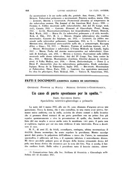 La clinica ostetrica rivista di ostetricia, ginecologia e pediatria. - A. 1, n. 1 (1899)-a. 40, n. 12 (dic. 1938)