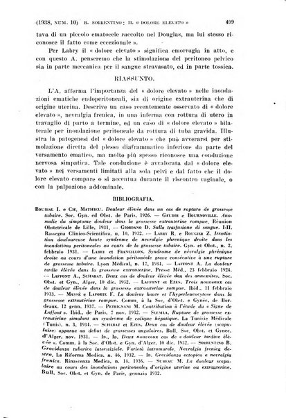 La clinica ostetrica rivista di ostetricia, ginecologia e pediatria. - A. 1, n. 1 (1899)-a. 40, n. 12 (dic. 1938)