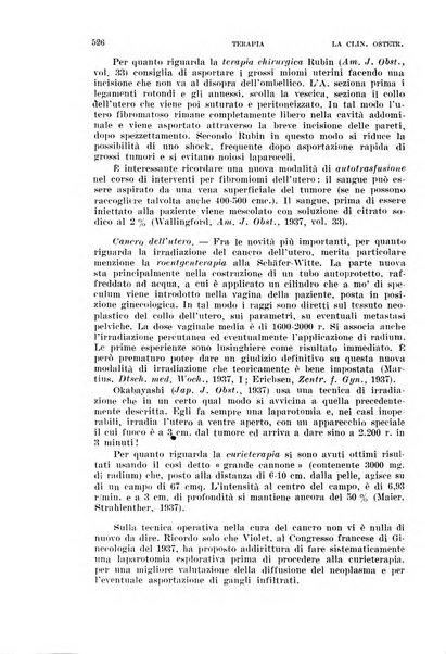 La clinica ostetrica rivista di ostetricia, ginecologia e pediatria. - A. 1, n. 1 (1899)-a. 40, n. 12 (dic. 1938)