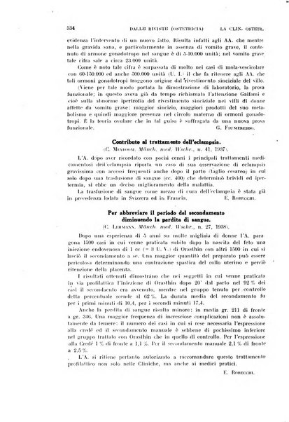 La clinica ostetrica rivista di ostetricia, ginecologia e pediatria. - A. 1, n. 1 (1899)-a. 40, n. 12 (dic. 1938)