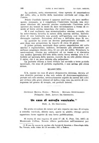 La clinica ostetrica rivista di ostetricia, ginecologia e pediatria. - A. 1, n. 1 (1899)-a. 40, n. 12 (dic. 1938)