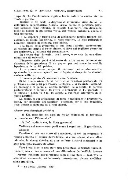 La clinica ostetrica rivista di ostetricia, ginecologia e pediatria. - A. 1, n. 1 (1899)-a. 40, n. 12 (dic. 1938)