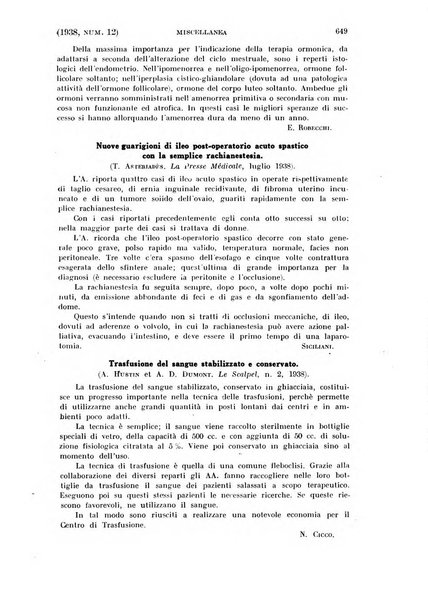 La clinica ostetrica rivista di ostetricia, ginecologia e pediatria. - A. 1, n. 1 (1899)-a. 40, n. 12 (dic. 1938)