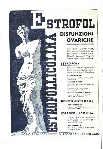 La clinica ostetrica rivista di ostetricia, ginecologia e pediatria. - A. 1, n. 1 (1899)-a. 40, n. 12 (dic. 1938)