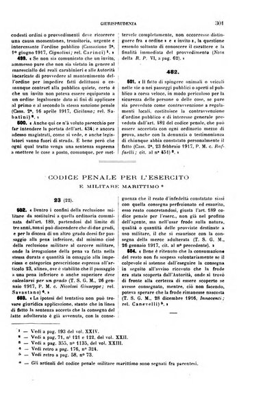 Il codice penale e i codici penali militari (diritto penale) illustrati articolo per articolo con la dottrina e la giurisprudenza desunte da tutte le riviste italiane