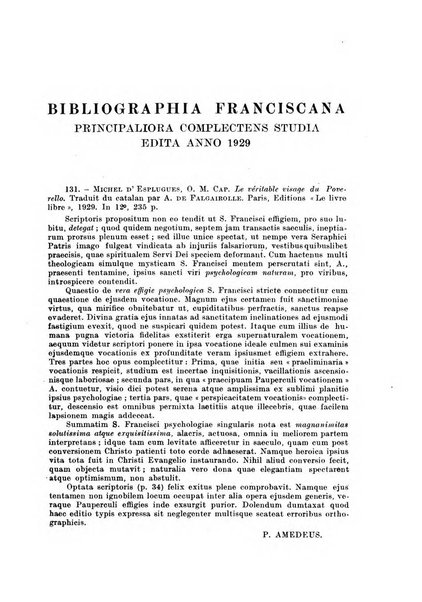 Collectanea franciscana periodicum trimestre PP. Collegii Assisiensis S. Laurentii a Brundusio Ord. min. cap. editum