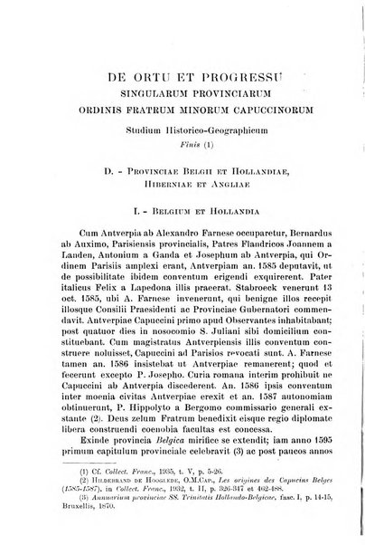 Collectanea franciscana periodicum trimestre PP. Collegii Assisiensis S. Laurentii a Brundusio Ord. min. cap. editum