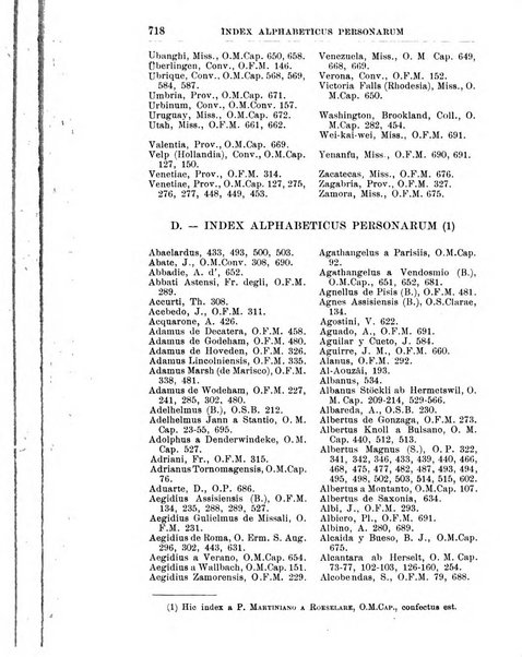 Collectanea franciscana periodicum trimestre PP. Collegii Assisiensis S. Laurentii a Brundusio Ord. min. cap. editum