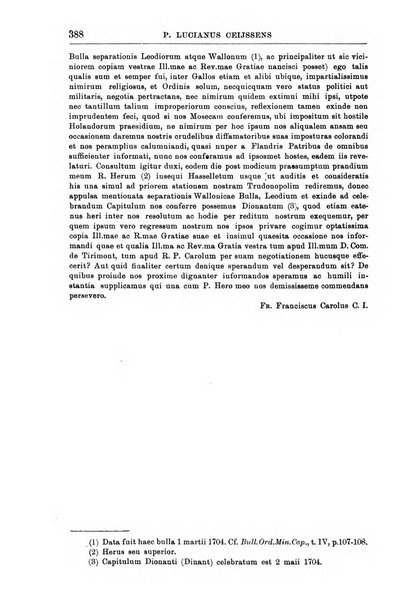 Collectanea franciscana periodicum trimestre PP. Collegii Assisiensis S. Laurentii a Brundusio Ord. min. cap. editum