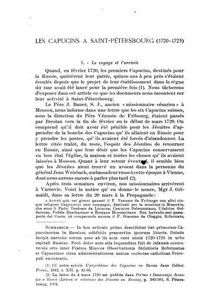 Collectanea franciscana periodicum trimestre PP. Collegii Assisiensis S. Laurentii a Brundusio Ord. min. cap. editum