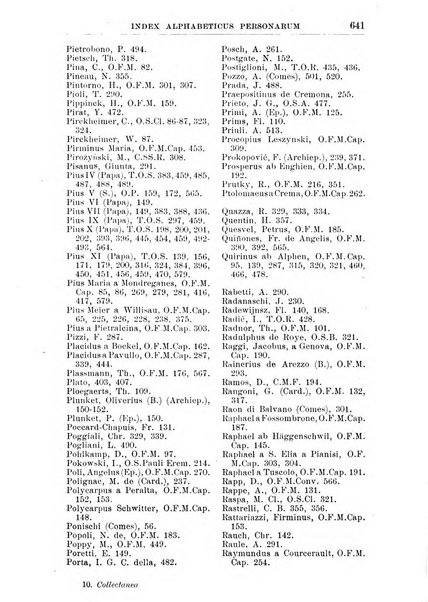 Collectanea franciscana periodicum trimestre PP. Collegii Assisiensis S. Laurentii a Brundusio Ord. min. cap. editum