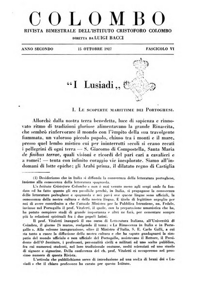 Colombo rivista bimestrale dell'Istituto Cristoforo Colombo