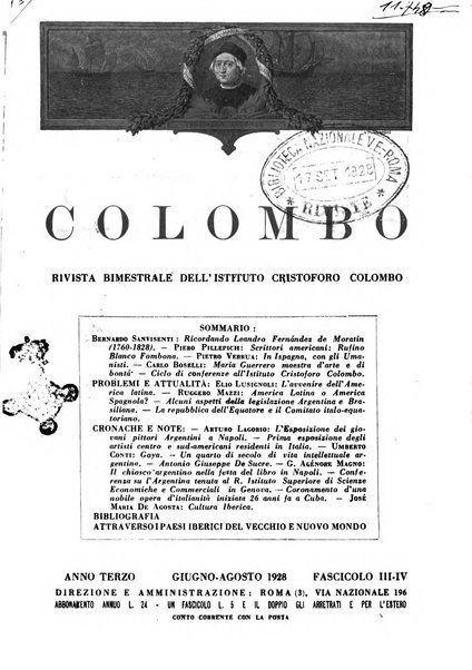 Colombo rivista bimestrale dell'Istituto Cristoforo Colombo