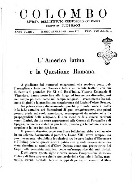 Colombo rivista bimestrale dell'Istituto Cristoforo Colombo