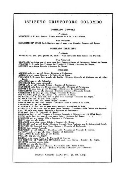 Colombo rivista bimestrale dell'Istituto Cristoforo Colombo