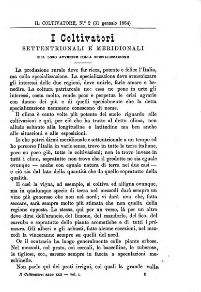 Il coltivatore giornale di agricoltura pratica