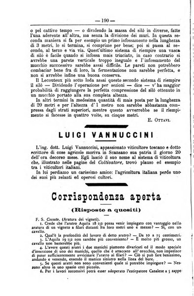 Il coltivatore giornale di agricoltura pratica