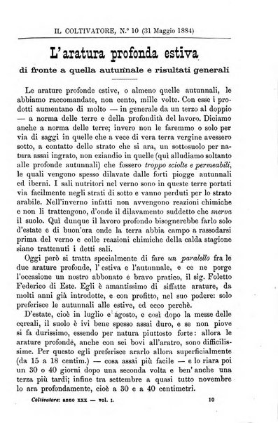 Il coltivatore giornale di agricoltura pratica