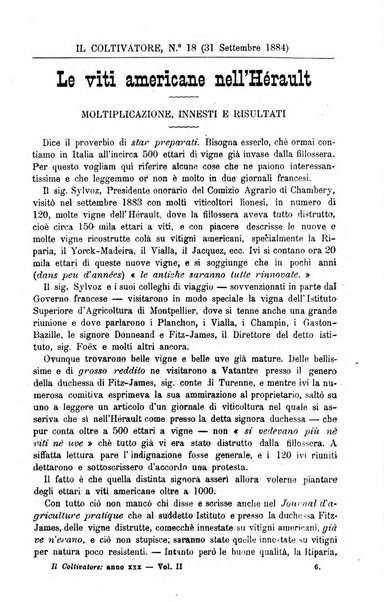 Il coltivatore giornale di agricoltura pratica