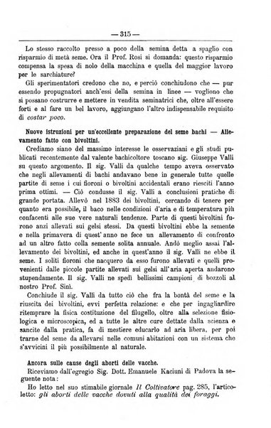 Il coltivatore giornale di agricoltura pratica