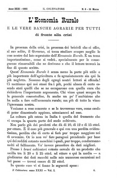 Il coltivatore giornale di agricoltura pratica