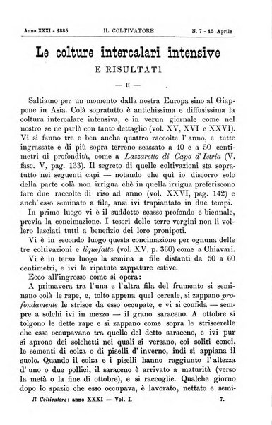 Il coltivatore giornale di agricoltura pratica