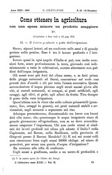 Il coltivatore giornale di agricoltura pratica