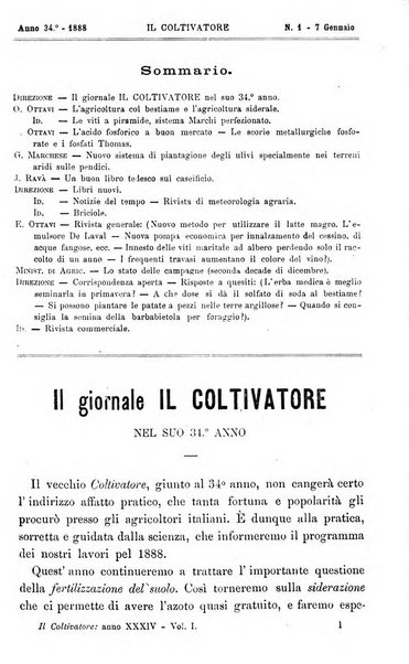 Il coltivatore giornale di agricoltura pratica