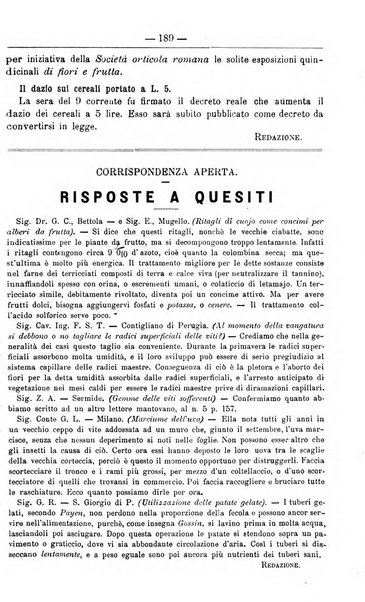 Il coltivatore giornale di agricoltura pratica