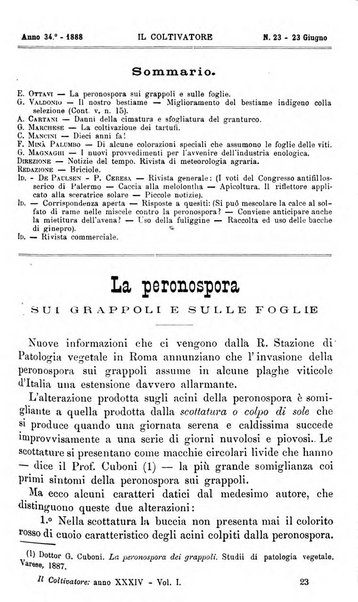 Il coltivatore giornale di agricoltura pratica