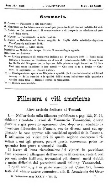 Il coltivatore giornale di agricoltura pratica