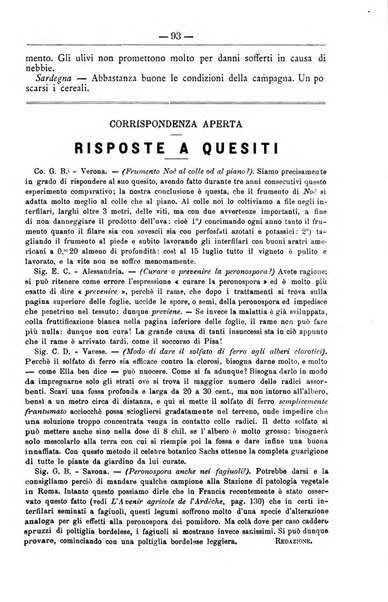 Il coltivatore giornale di agricoltura pratica