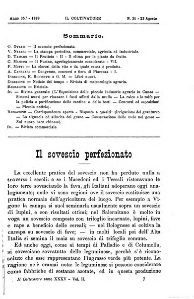 Il coltivatore giornale di agricoltura pratica