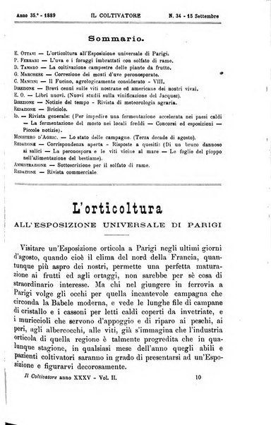 Il coltivatore giornale di agricoltura pratica