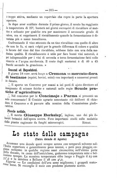 Il coltivatore giornale di agricoltura pratica