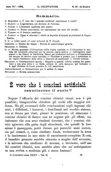 Il coltivatore giornale di agricoltura pratica