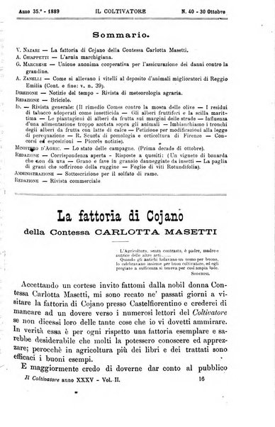 Il coltivatore giornale di agricoltura pratica