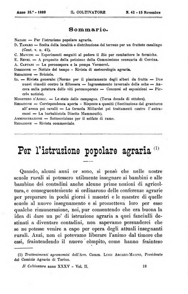 Il coltivatore giornale di agricoltura pratica