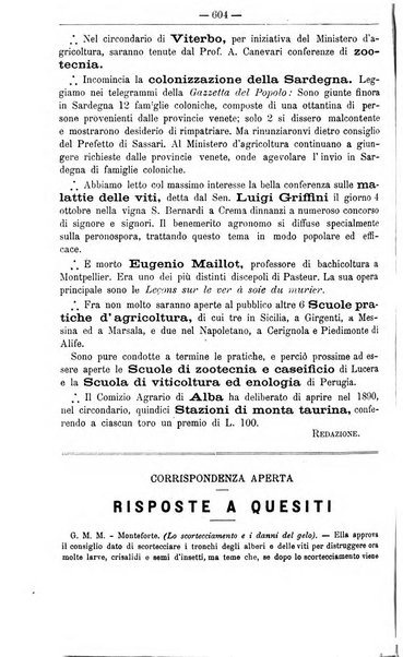 Il coltivatore giornale di agricoltura pratica