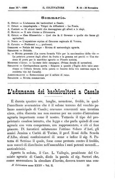 Il coltivatore giornale di agricoltura pratica